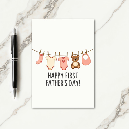 New Dad First Fathers Day Card