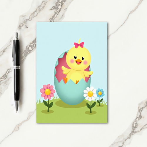 New Hatchling Arrival Announcement Card
