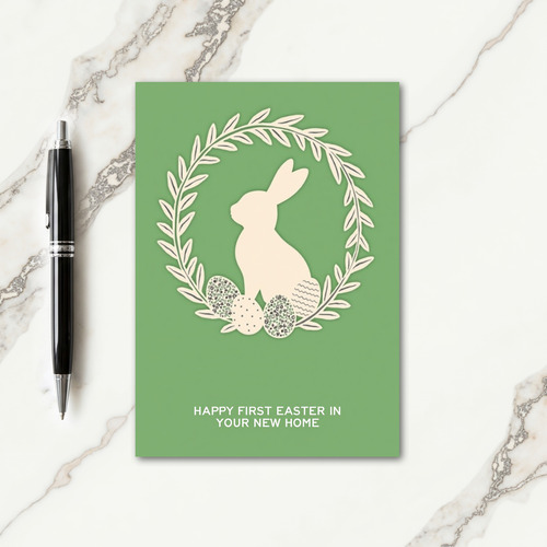 New Home Easter Bunny Card