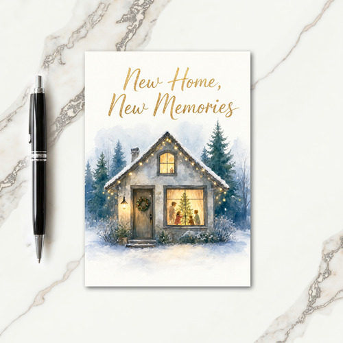 New Home Holiday Card