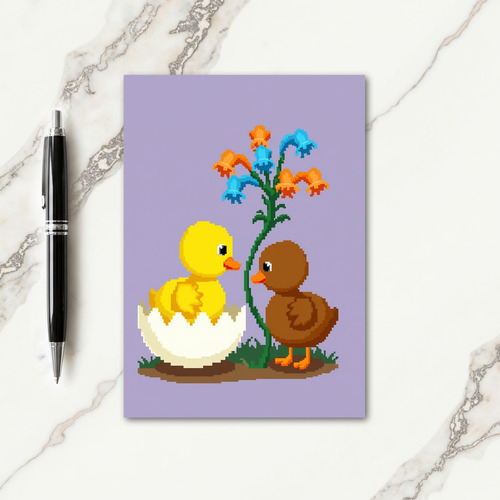 New Little Friends Cute Card