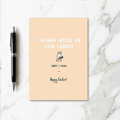 Nibble Happy Easter Funny Card