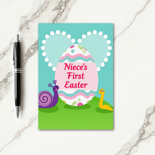 Niece First Easter Greeting Card