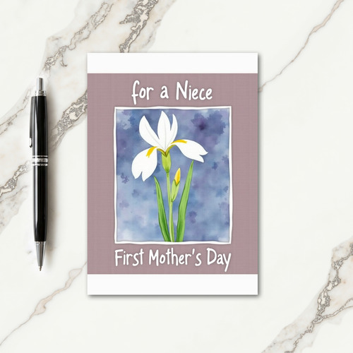 Niece First Mothers Day Bloom Card