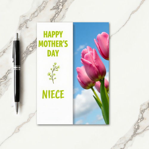 Niece Mothers Day Bouquet Card