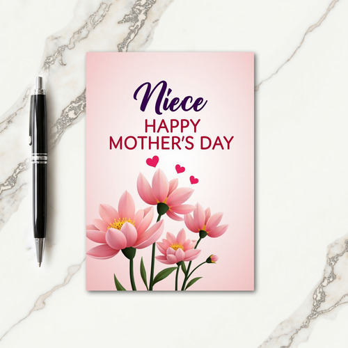Nieces Heartfelt Mothers Card