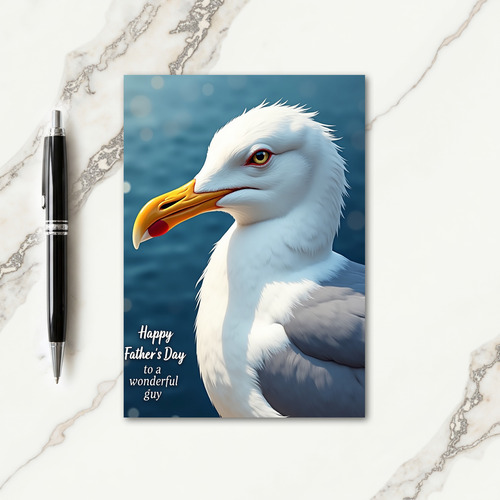 Noble Seabird Fathers Day Card