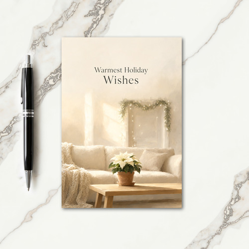 Non Religious Christmas Greetings Card
