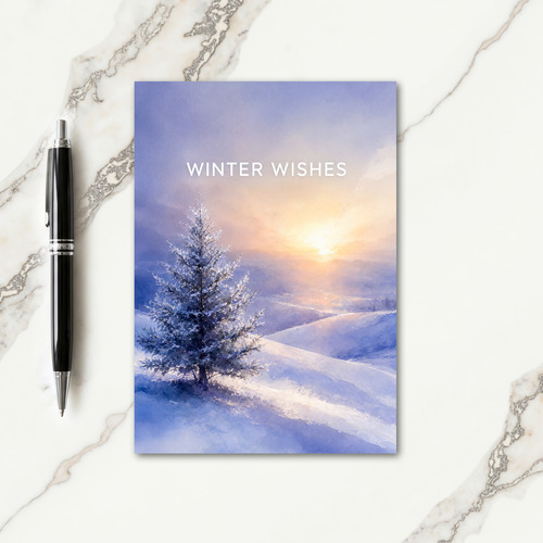 Non Religious Christmas Wishes Card