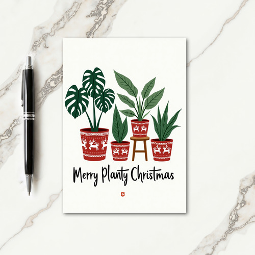 Nordic Plants Christmas Card