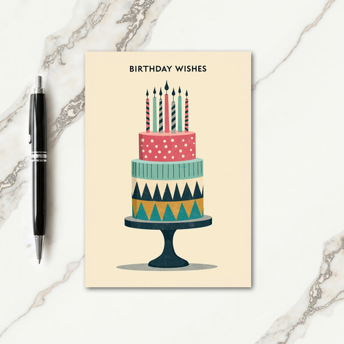 Nostalgic Birthday Wishes Card