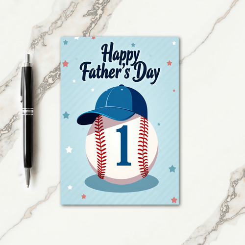 Number One Dad Graphic Card