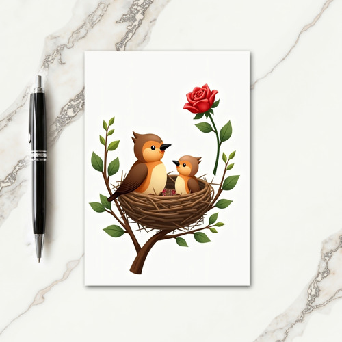Nurturing Mothers Day Nest Card