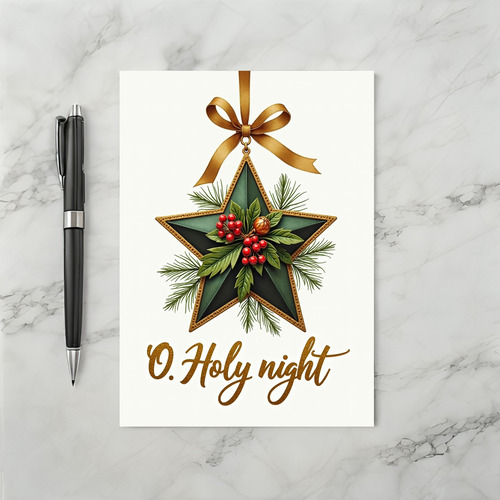 O Holy Night Christmas Card
