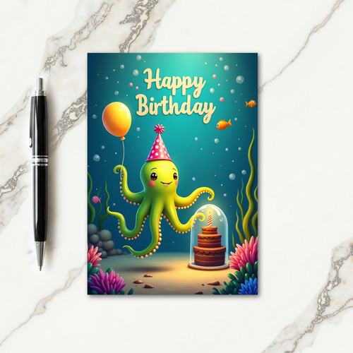 Ocean Birthday Friend Card
