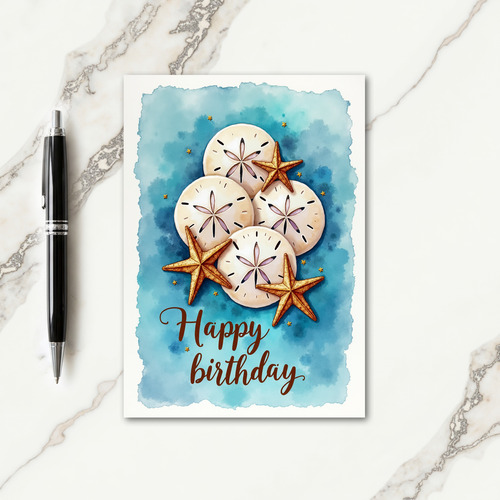 Ocean Birthday Treasure Card