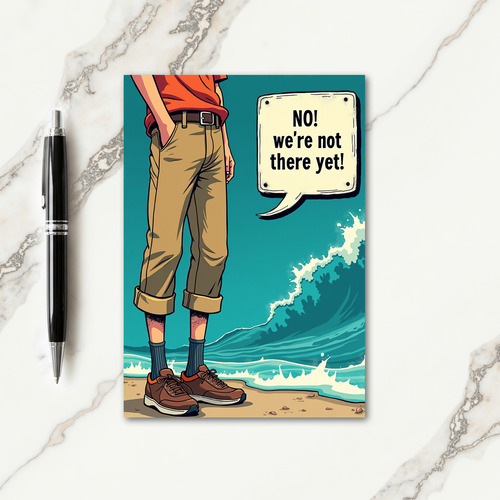 Ocean Fathers Day Feet Card