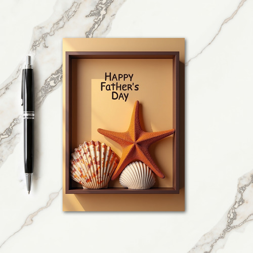Ocean Fathers Day Greeting Card