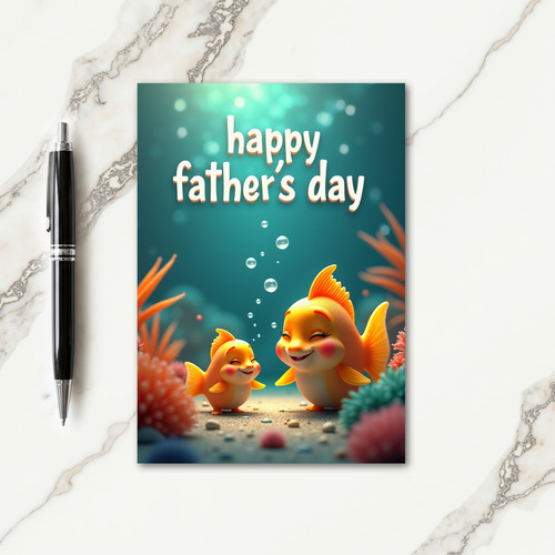 Ocean Fathers Day Moment Card