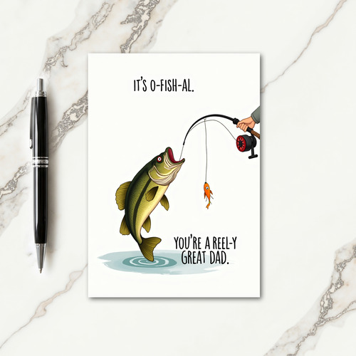 Ocean Fun Fathers Day Card