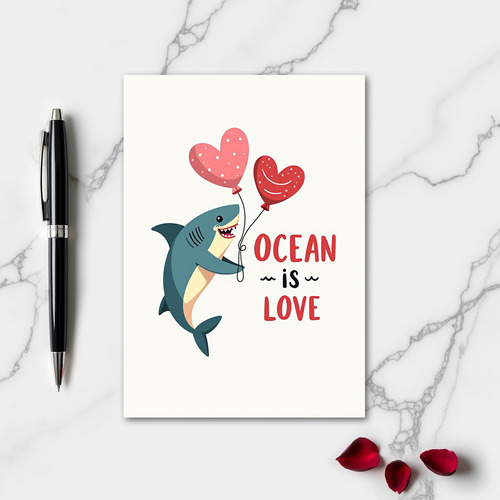 Ocean Is Love Shark Card
