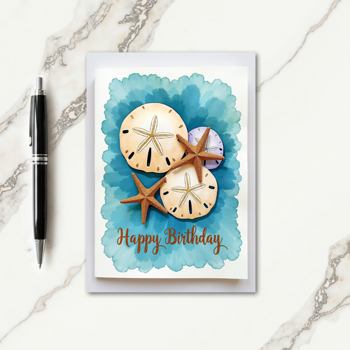 Ocean Sparkle Birthday Card