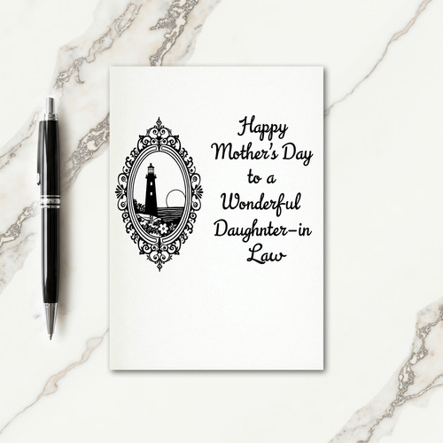 Ocean View Mothers Day Card
