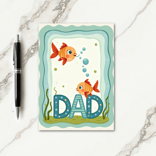 Oceanic Dad Card