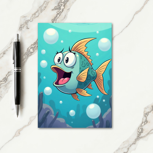 Oceanic Fathers Day Art Card