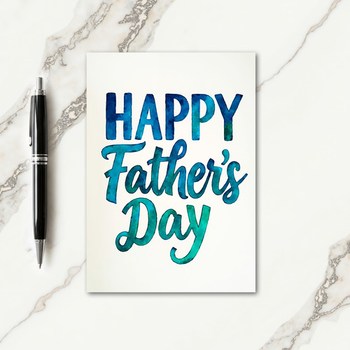 Oceanic Fathers Day Card