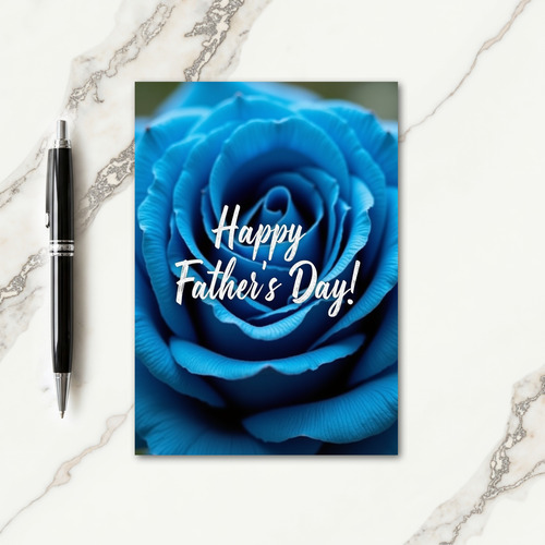 Oceanic Floral Fathers Day Card