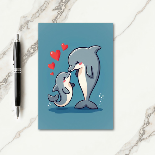 Oceanic Mothers Day Hearts Card