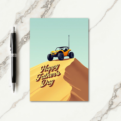 Off Road Fathers Day Scene Card