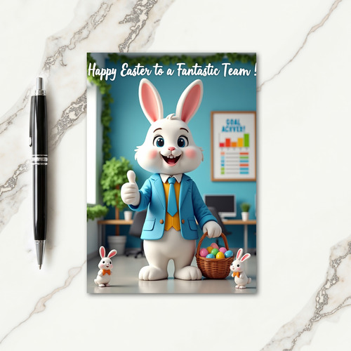 Office Bunny Appreciation Card