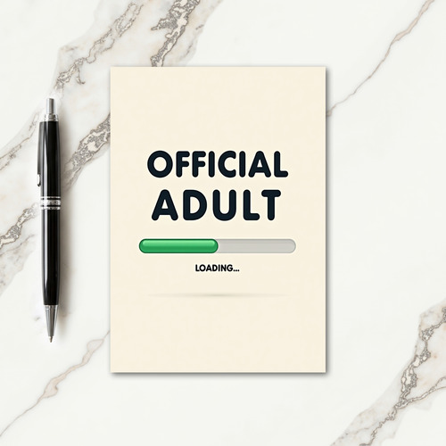 Official Adult Birthday Card