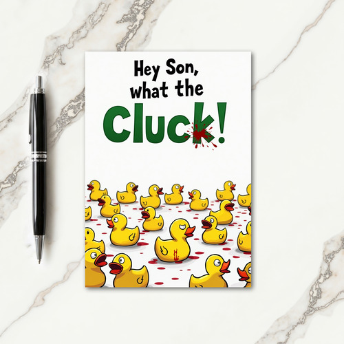 Oh No What Happened Card