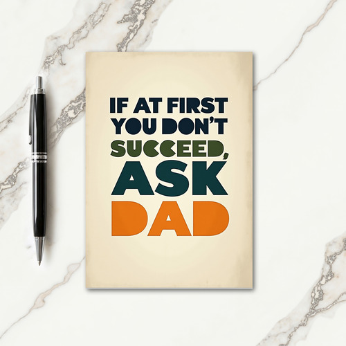 Olive Fathers Day Advice Card