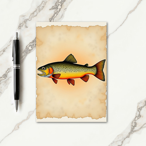 Olive Fish Fathers Day Card