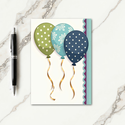 Olive Green Birthday Card