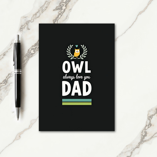 Olive Wreath Fathers Day Card