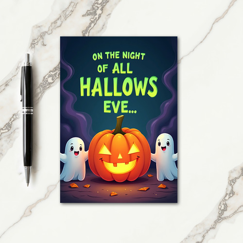 On The Night Of All Hallows Eve Card