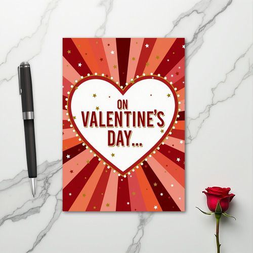 On Valentines Day Love Card