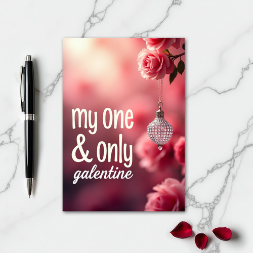 One And Only Galentine Sparkle Card