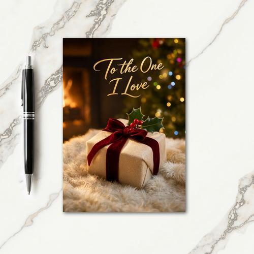 One I Love Christmas Card