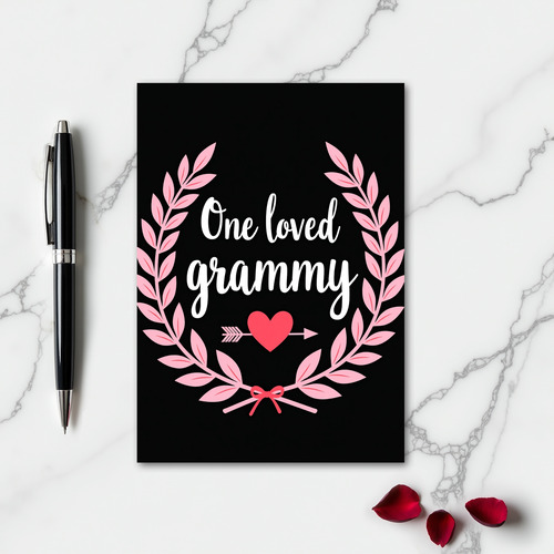One Loved Grammy Hello Card