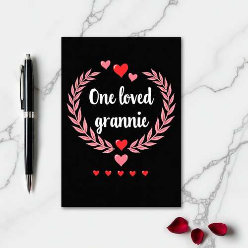 One Loved Grannie Special Card