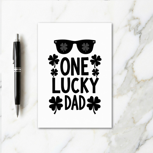 One Lucky Dad Great Gift Card