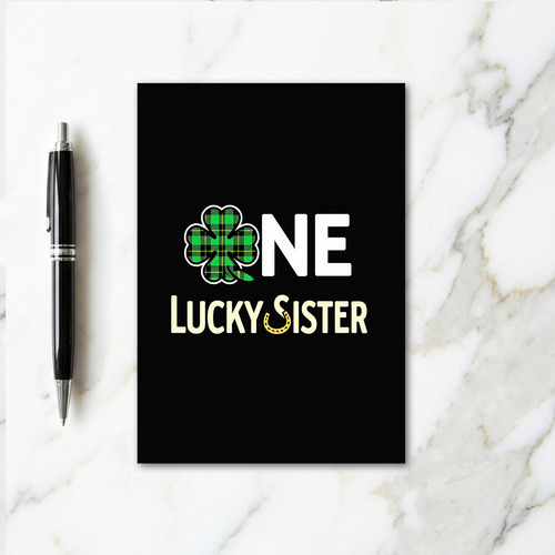 One Lucky Sister Card