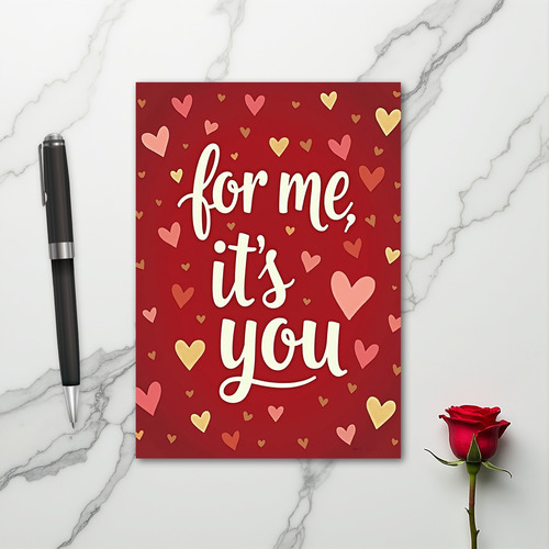 Only You My Love Heart Card