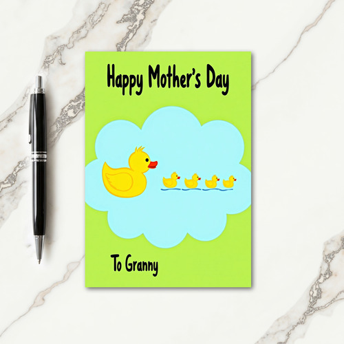 Optimistic Avian Mothers Day Card